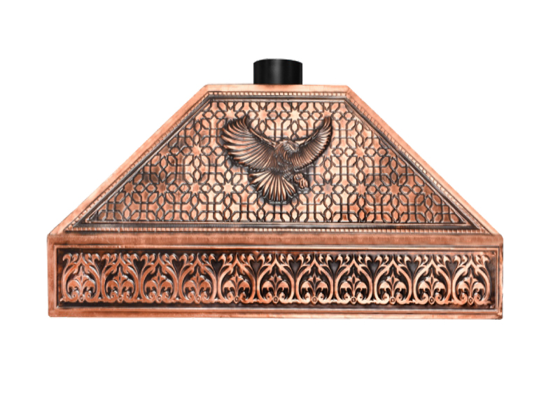 Bakır İşlemeli Davlumbaz